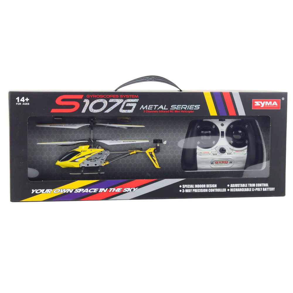 Remote Controlled RC Helicopter Gyroscope Syma S107G Red