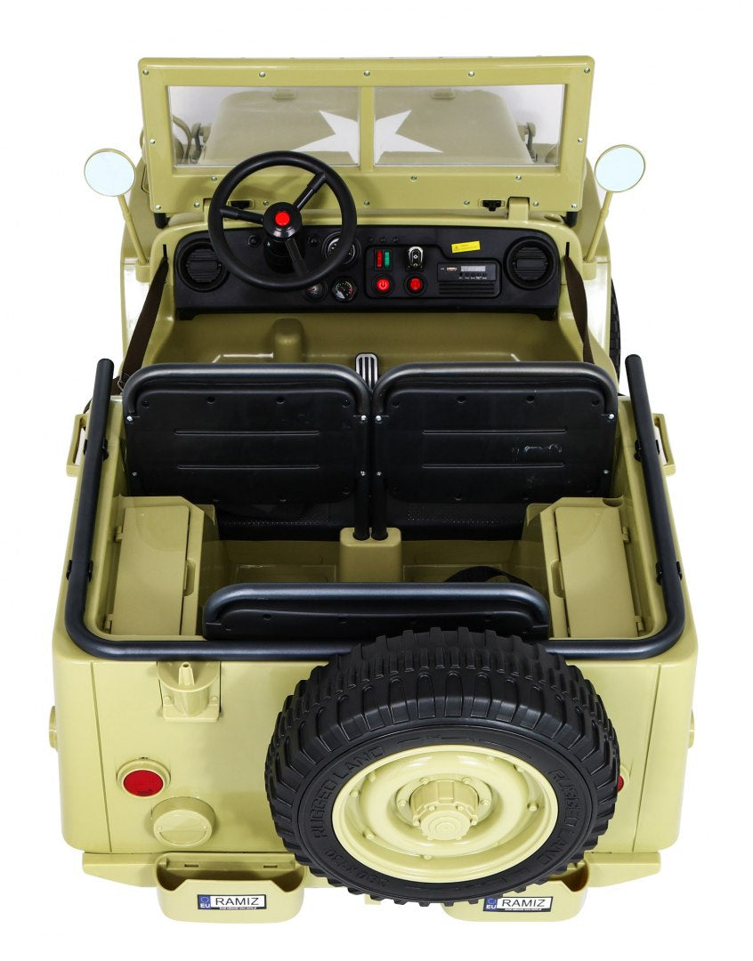 Retro Military Vehicle 4x4 Sand