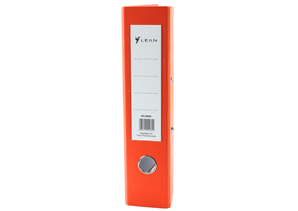 Registrator A4 širine 75mm s kapacitetom do 500 listova 80 g/m2 - narančasti