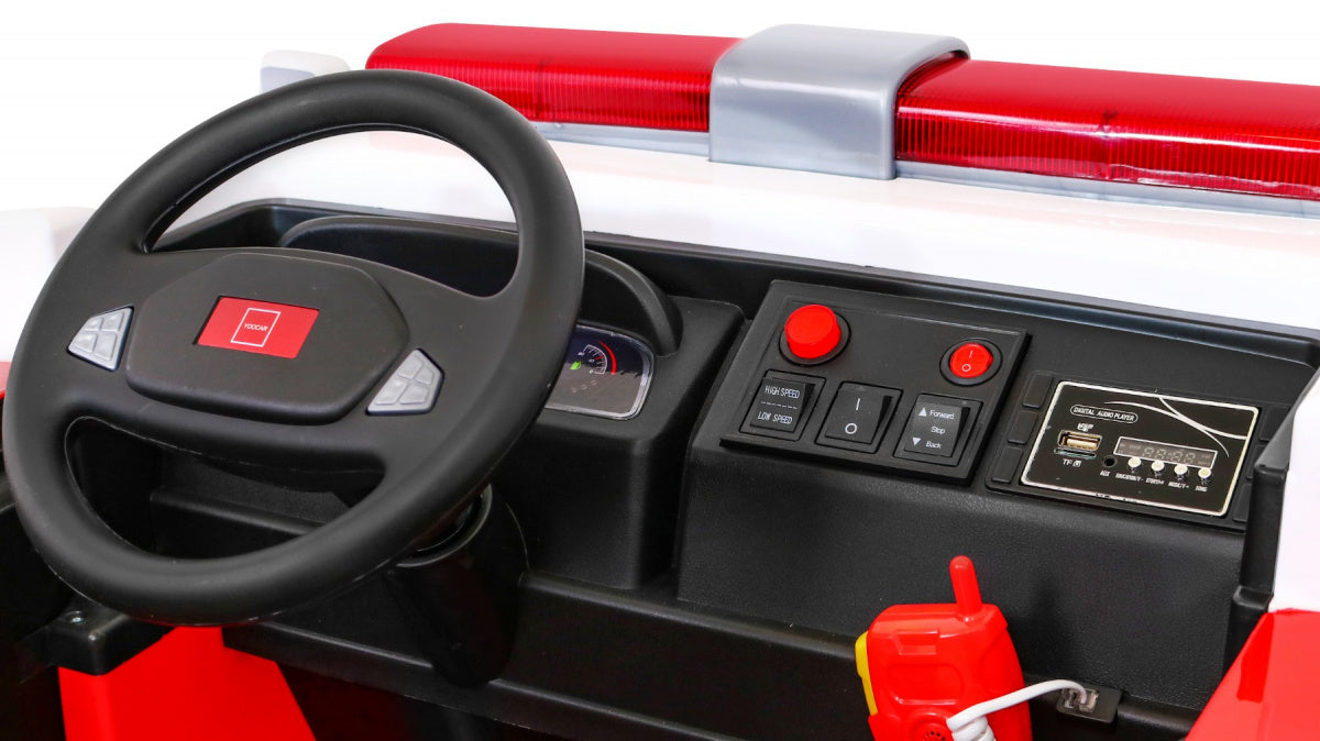 Vatrogasni kamion na akumulator Fire Truck - crveni