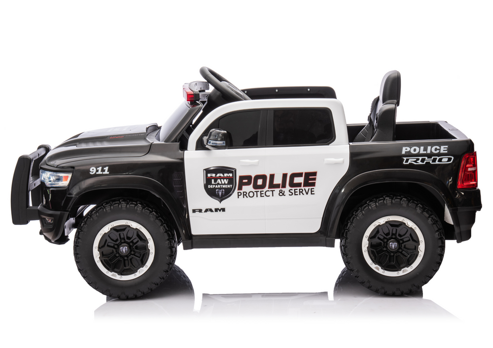 Licencirani policijski auto na akumulator ZB618P Dodge Ram – crni