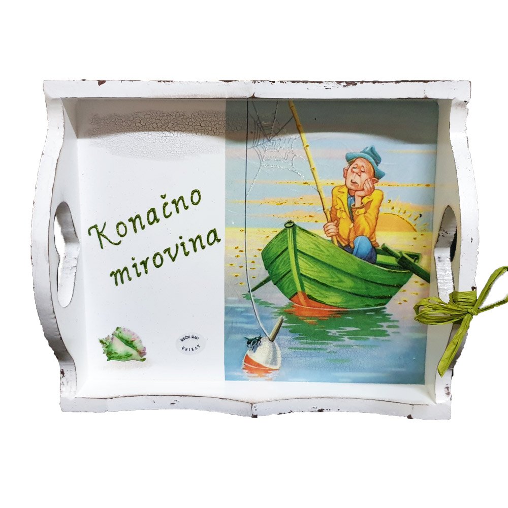 Konečně důchod! Podnos Š16040