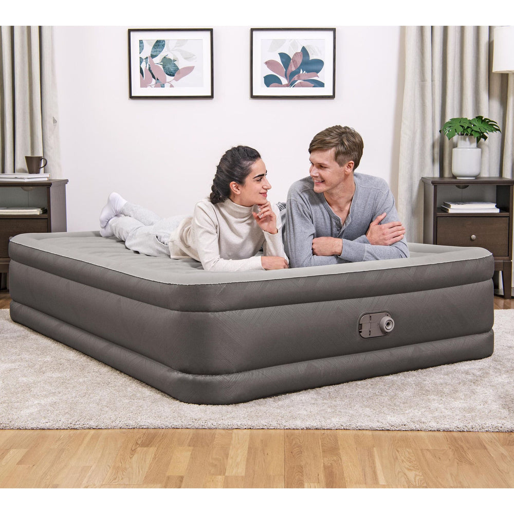 Dupli madrac na napuhavanje 203x152 cm + električna pumpa Bestway 69050
