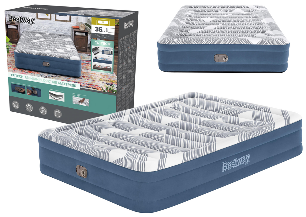 Madrac na napuhavanje 203 x 152 x 36 cm Bestway 6712Y
