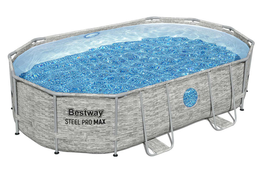 Montažni bazen 427 x 250 x 100 cm Bestway 56946 - sivi