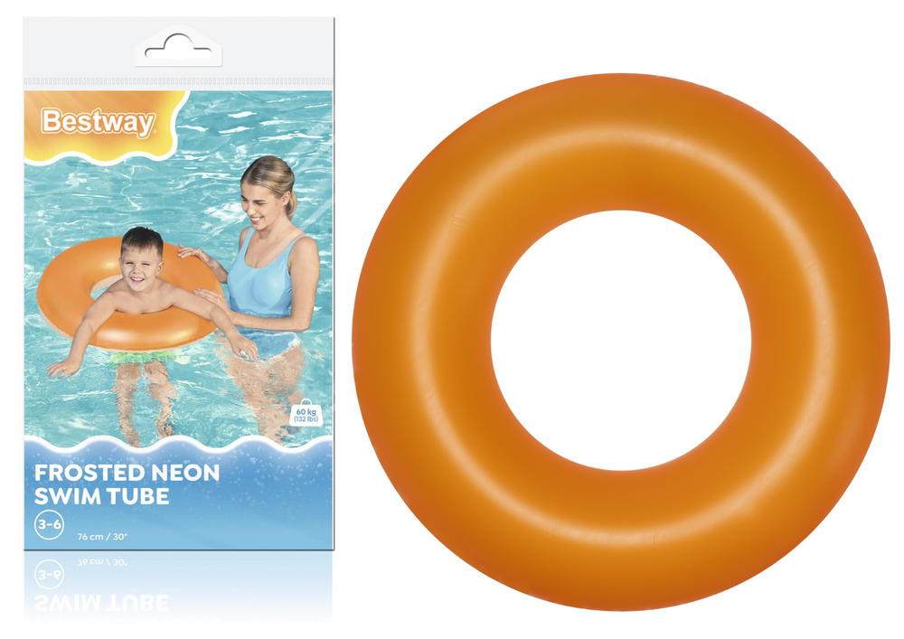 Obruč za plivanje na napuhavanje narančasti 76 cm Bestway 36024
