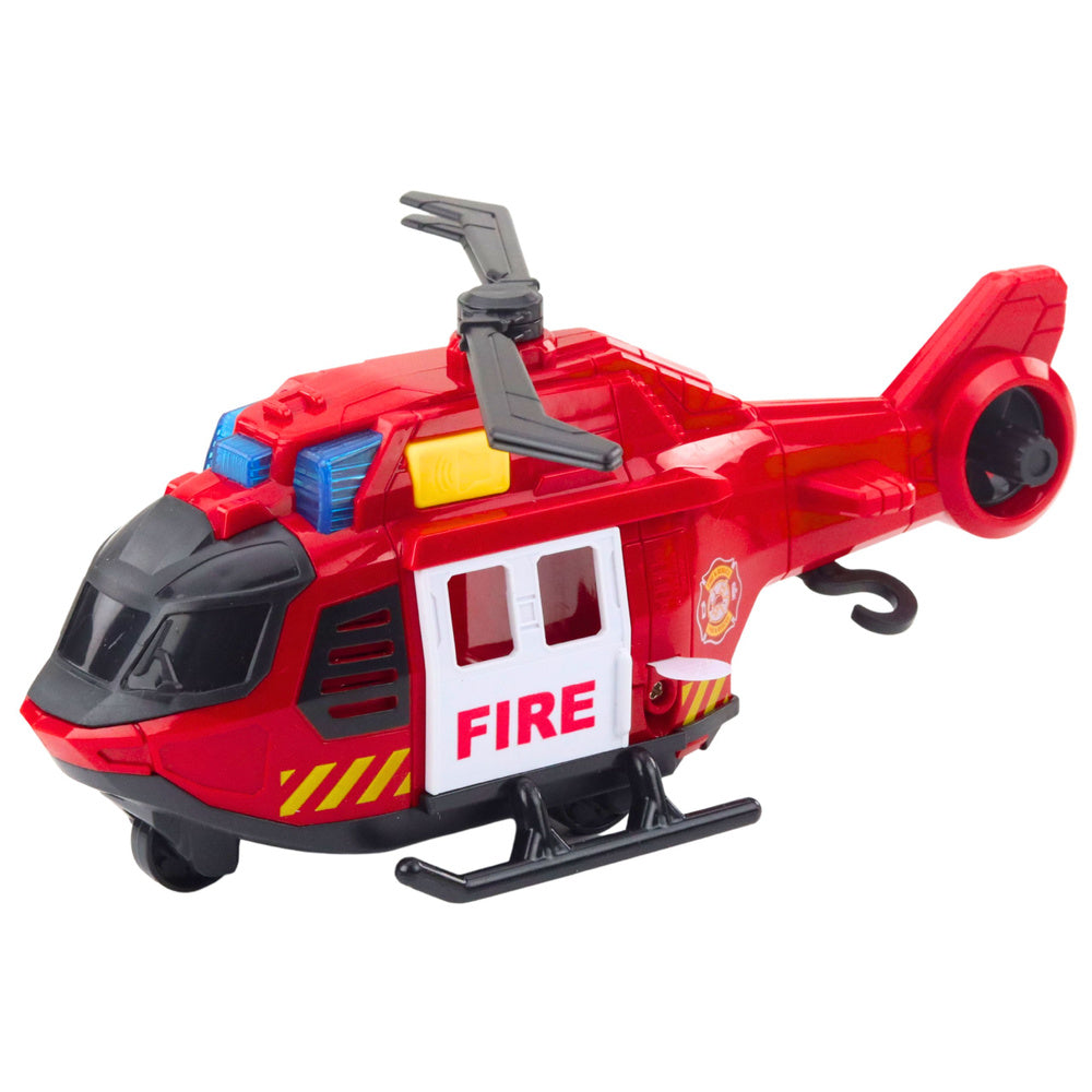 Vatrogasni helikopter sa zvučnim efektima AIR Rescue - crveni