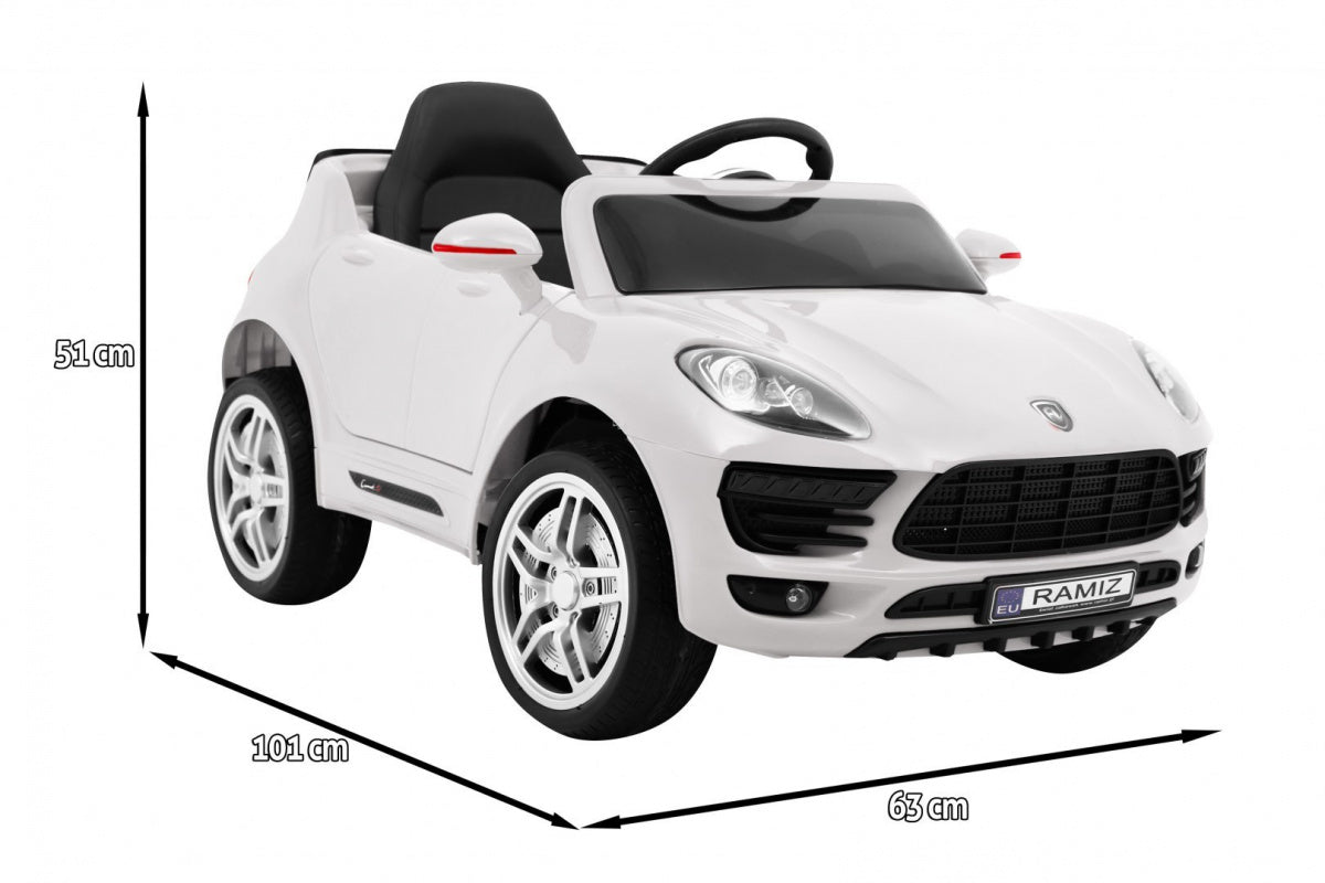 Auto na akumulator Turbo-S - bijeli
