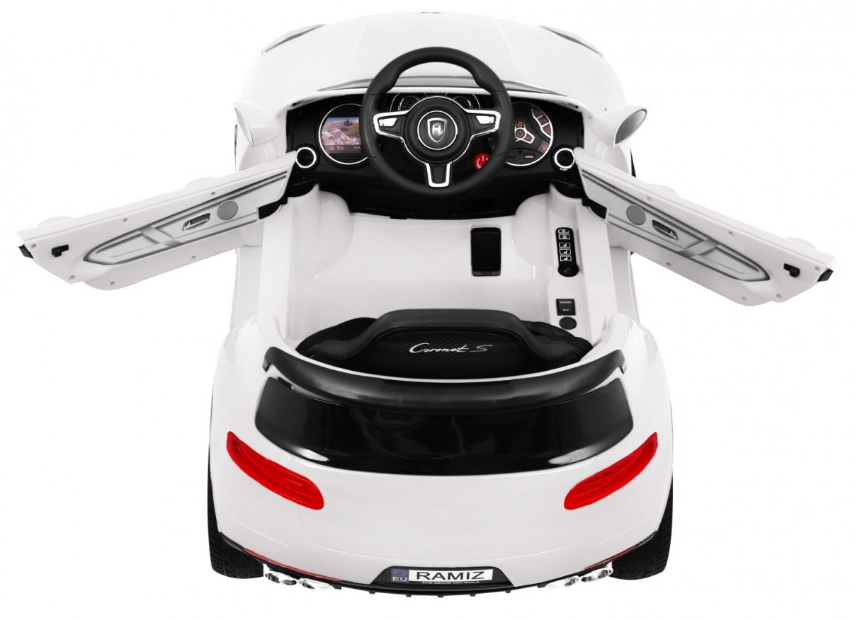 Auto na akumulator Turbo-S - bijeli