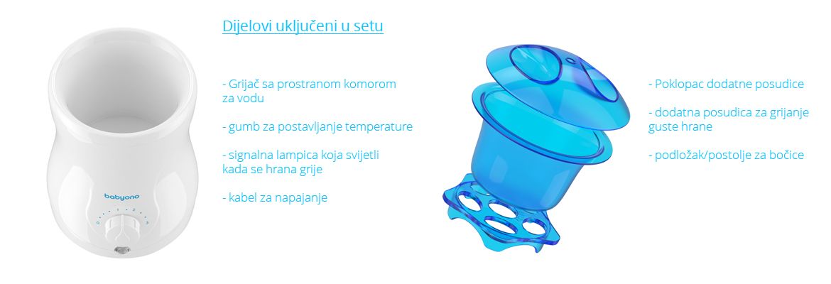 BabyOno Električni grijač i sterilizator Natur