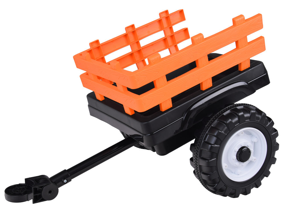 Traktor bager AKU s prikolicom zeleni
