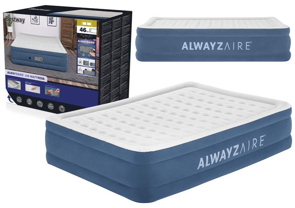 Madrac na napuhavanje 203 x 152 x 46 cm Bestway 67624 Alwayz