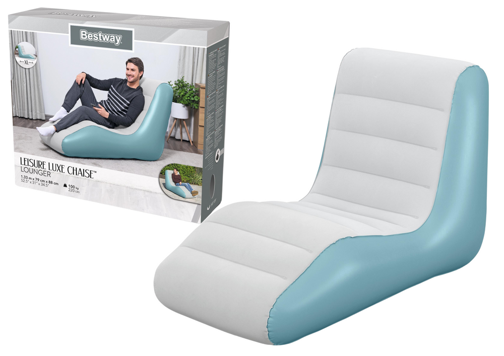 Fotelja na napuhavanje Bestway 75127 - tirkizno/bijela