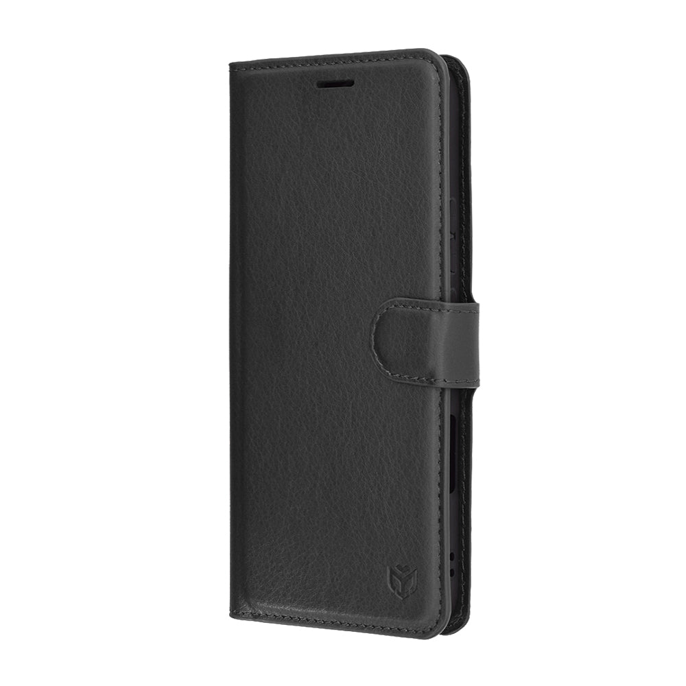 Techsuit Leather Folio flipové pouzdro pro Honor 400 Lite – černé