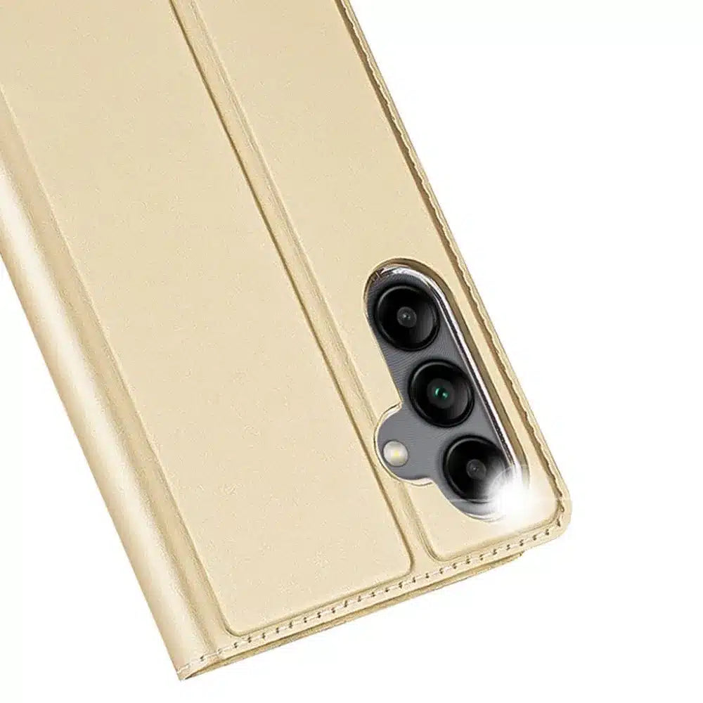 DUX DUCIS Skin Pro – pouzdro typu kniha pro Samsung Galaxy A34 zlaté barvy