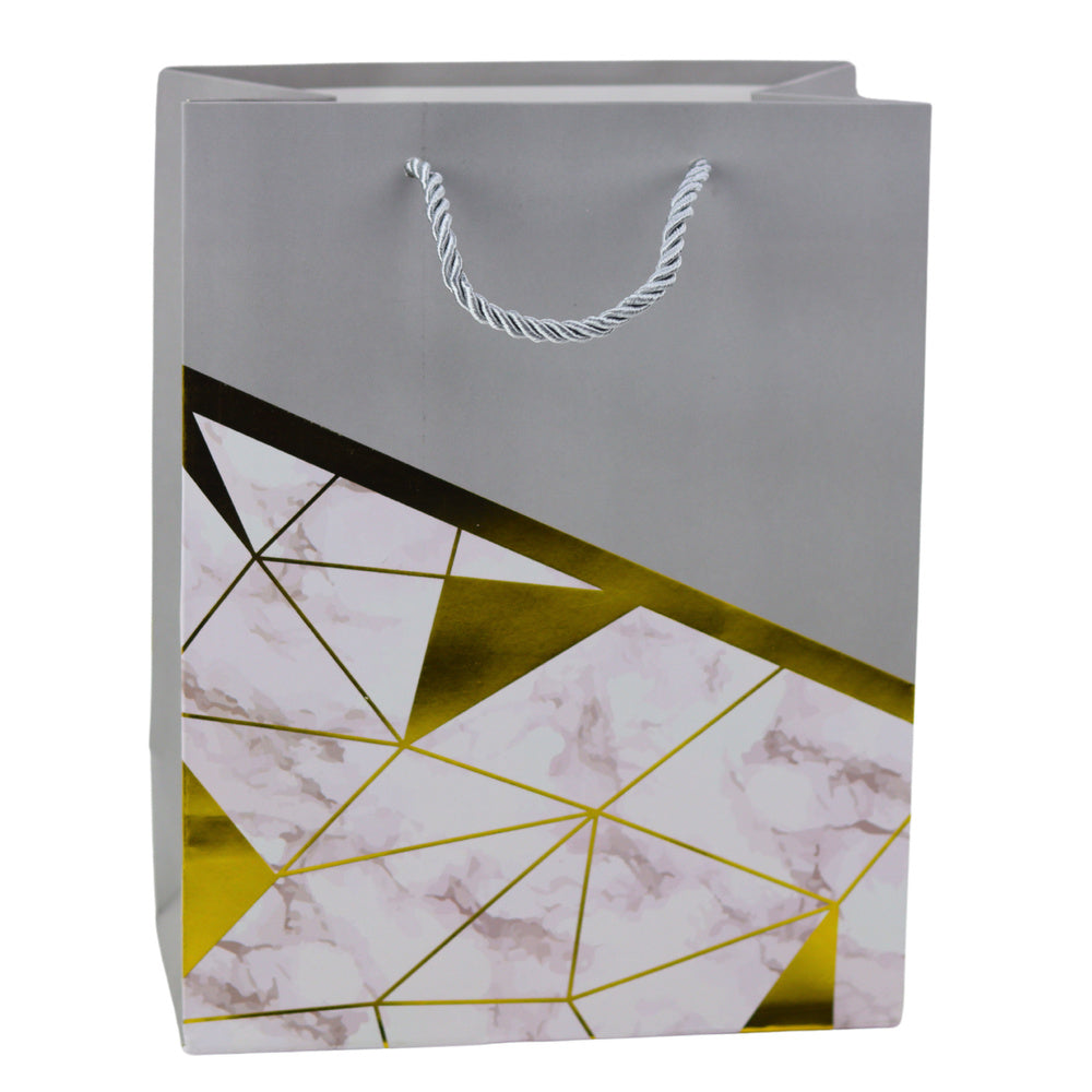 Geometric Patterns Marble Gift Bag 23 x 18 x 10.5 cm