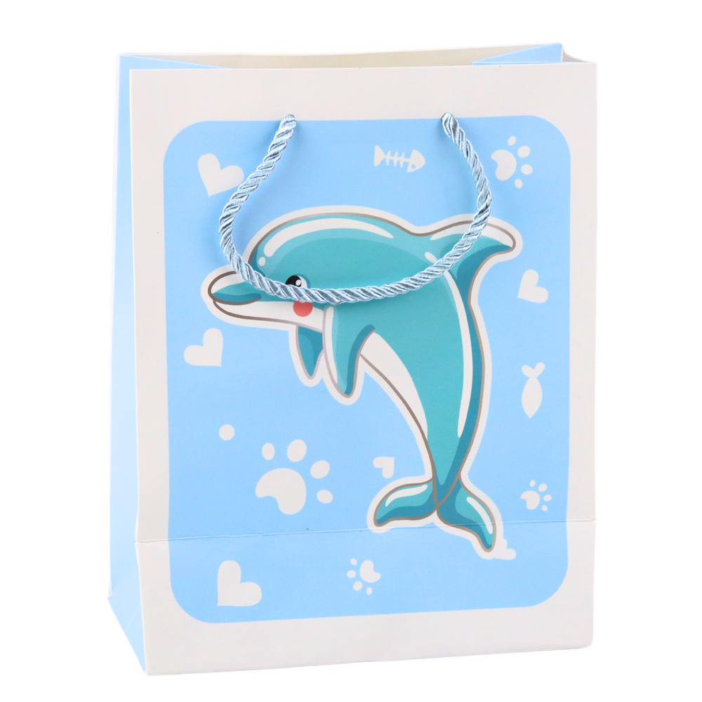 Gift Bag 3D Animals Pastel 23x 18 x 10cm