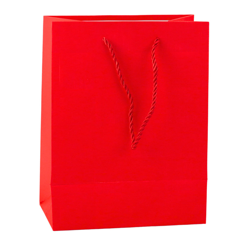 Gift Bag Structured Squares Elegant 23 x 18 x 10 cm