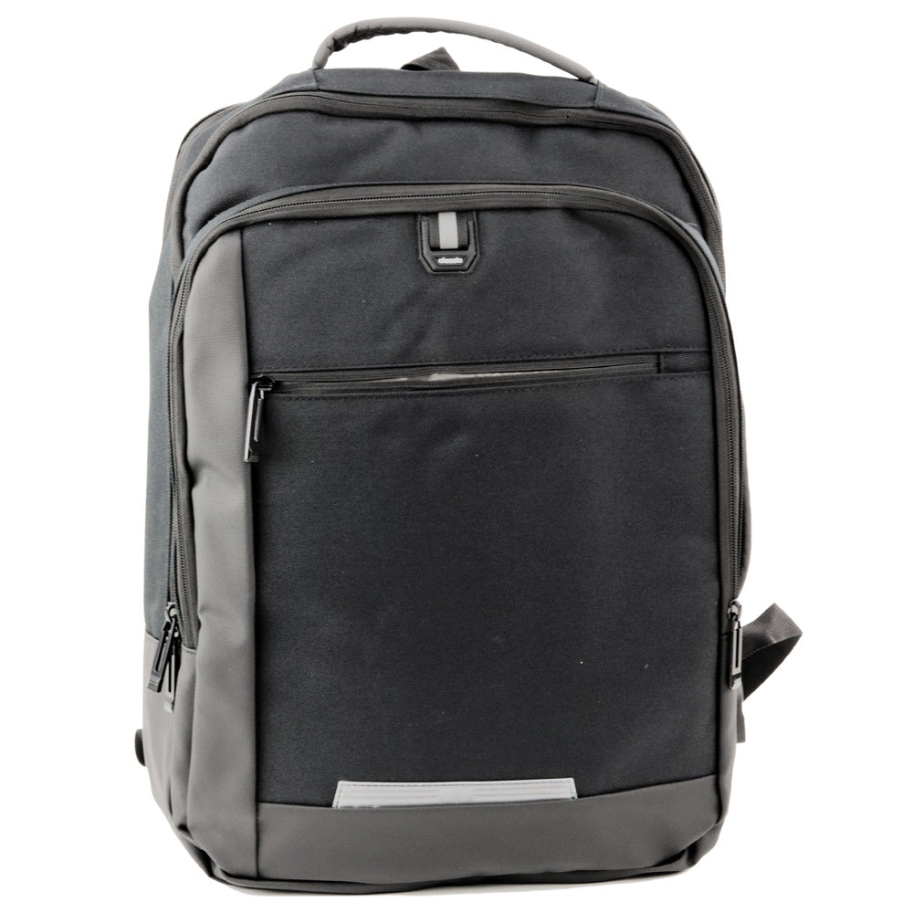 Poslovni i školski ruksak sa pretincem za laptop 16L 45cm - crno/sivi
