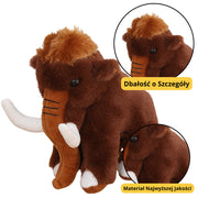 Plišana igračka za maženje mamut 20cm