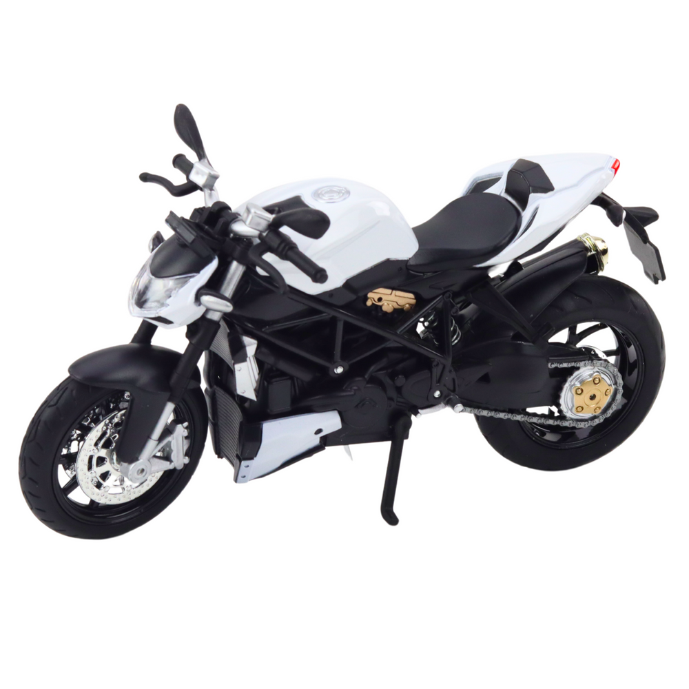 Metalni motor za igru sa zvučnim i svjetlosnim efektima 1:12 - bijelo/crnii