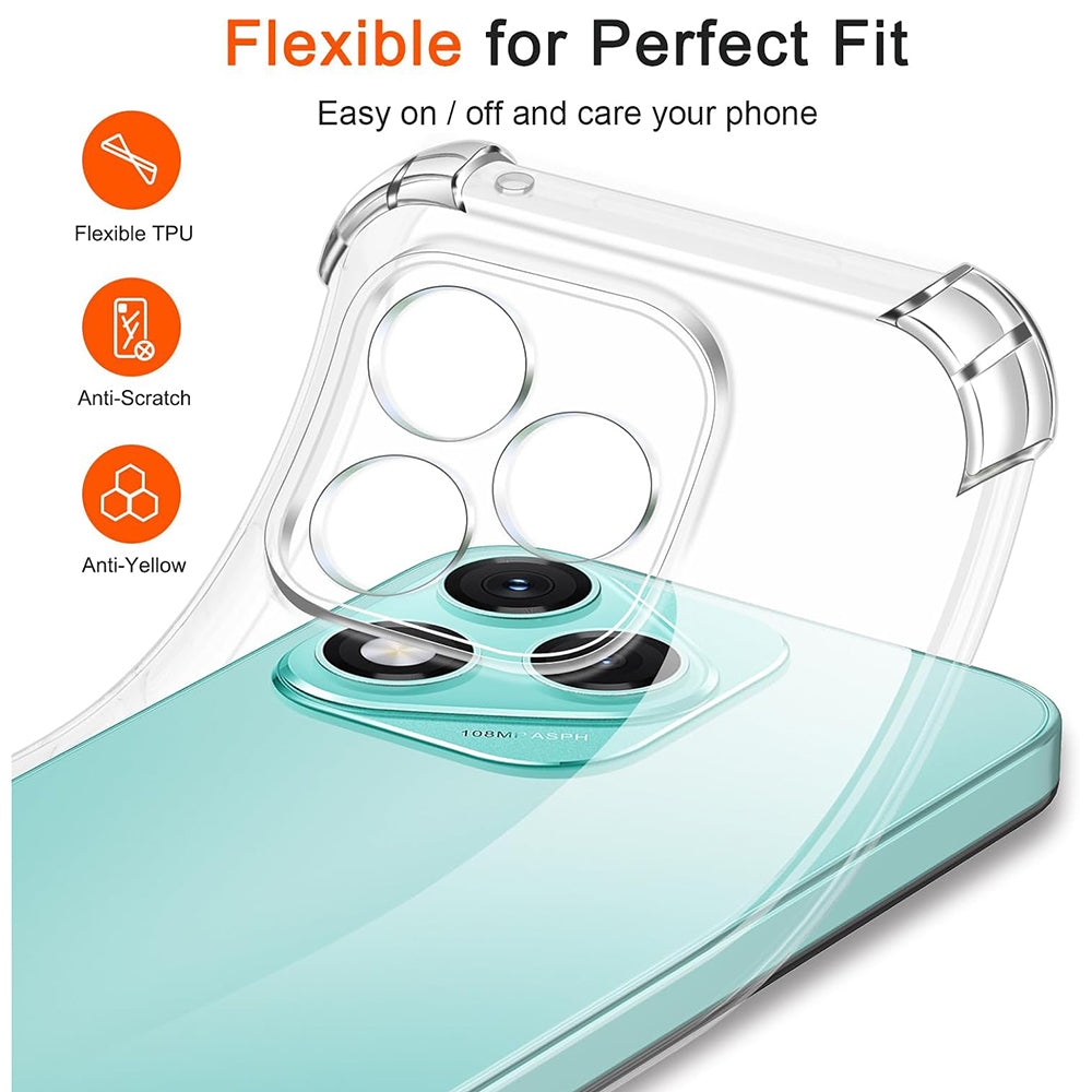 Techsuit Shockproof Clear Silicone průhledné nárazuvzdorné pouzdro pro Honor 400 Lite