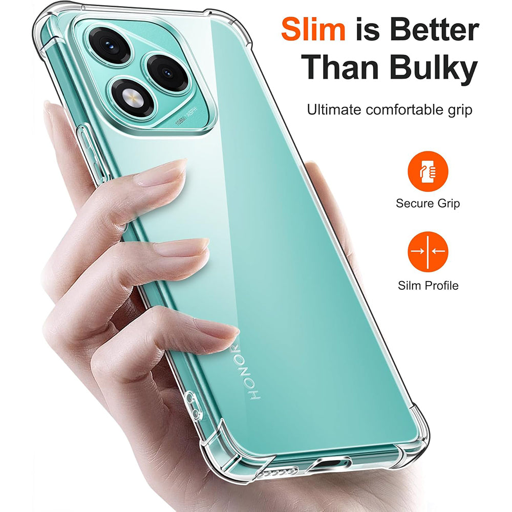 Techsuit Shockproof Clear Silicone průhledné nárazuvzdorné pouzdro pro Honor 400 Lite
