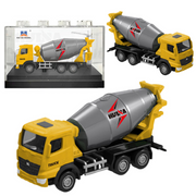 Kolekcionarski model kamiona miksera za beton Huina 1:80 - sivo/žuti