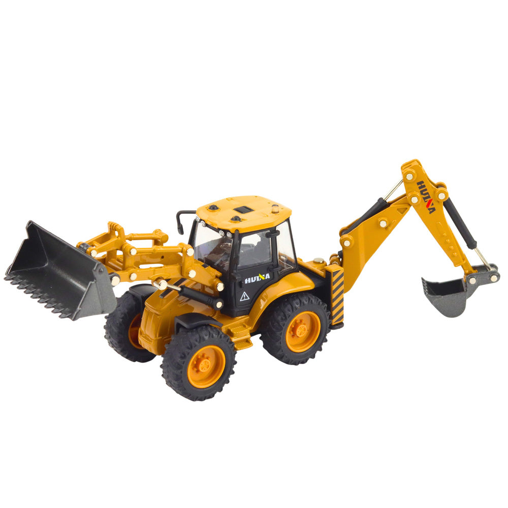 Metalni bager utovarivač Huina 1:50 - žuti