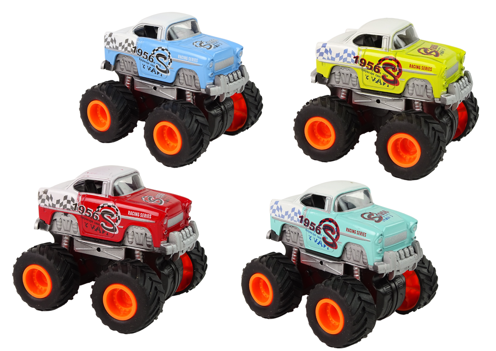 Autići za igru 4x4 Classic sa velikim kotačima 4u1 - šareni