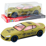 Sportski auto za igru s pogonom na stražnje kotače Fierce - 28 cm - khaki