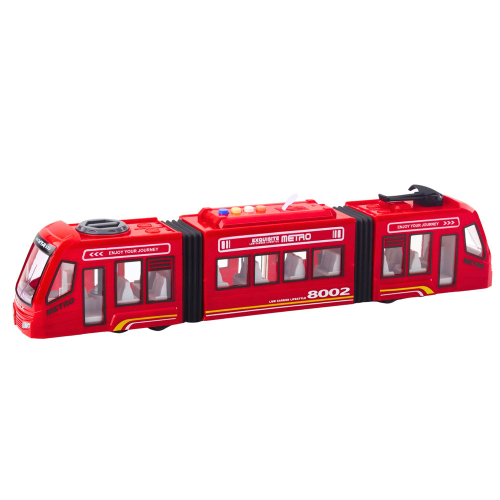 Crveni metro za igru sa svjetlosnim i zvučnim efektima 1:16