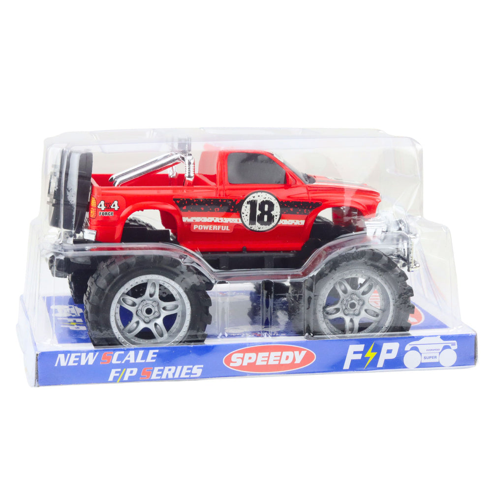 Terenski auto za igru KING 27cm - crveni