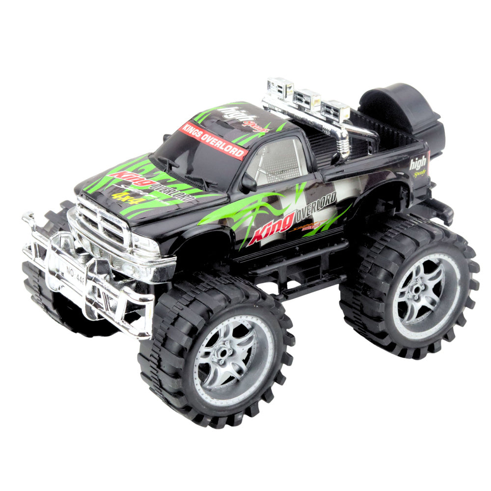Terenski auto s pogonom KING 27cm - crno/zeleni
