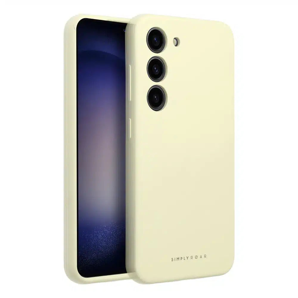 Roar Cloud-Skin maska za SAMSUNG GALAXY A15 4G / A15 5G svijetlo žuta