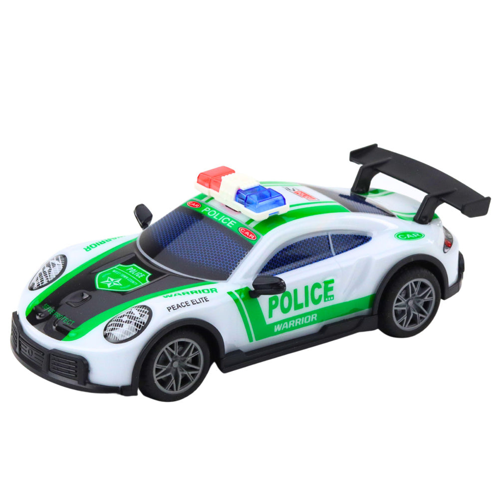 Auto na daljinsko upravljanje Drift Police sa svjetlima 1:22-  zeleno/bijeli