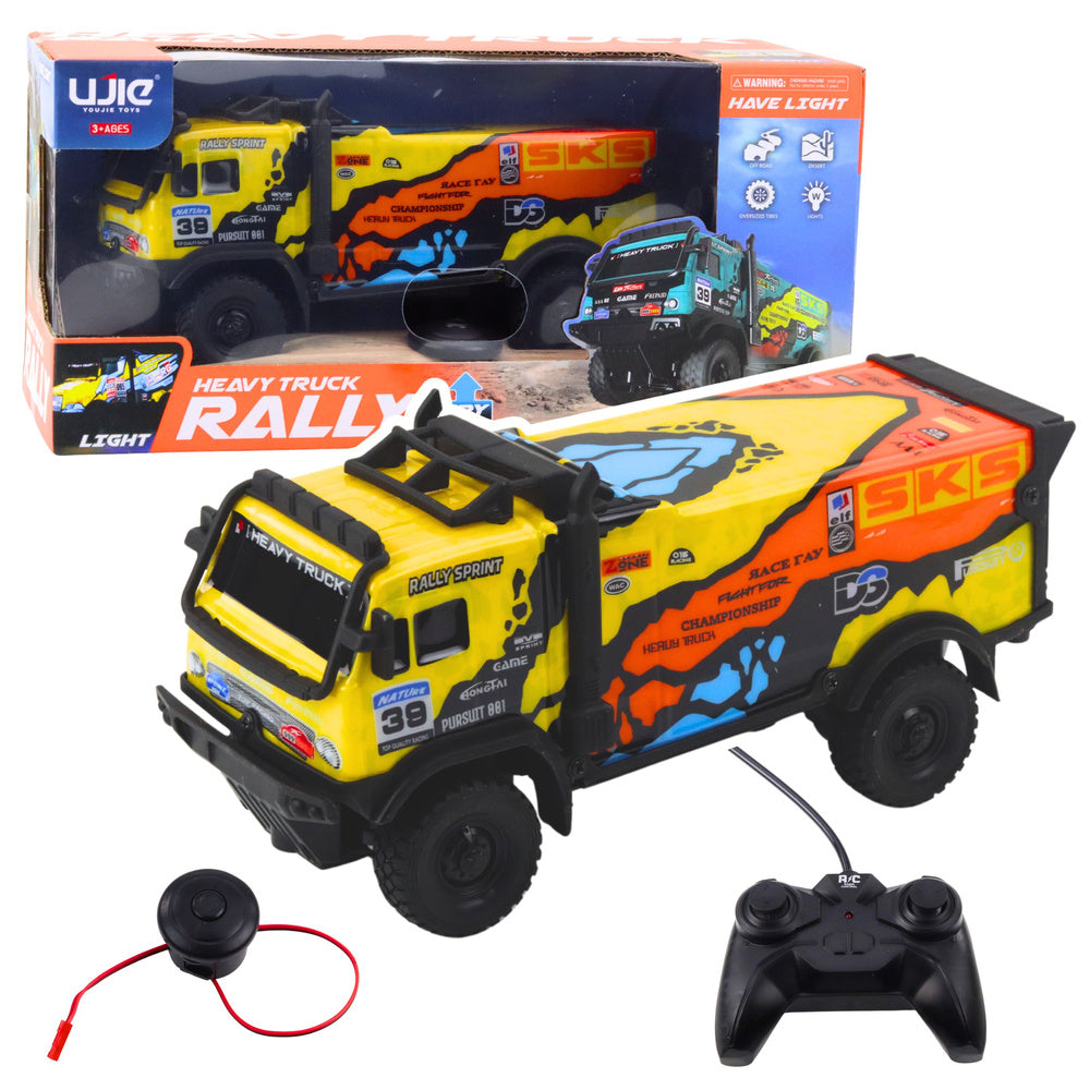 Kamion na daljinsko upravljanje SK RALLY - Narančasto/žuti