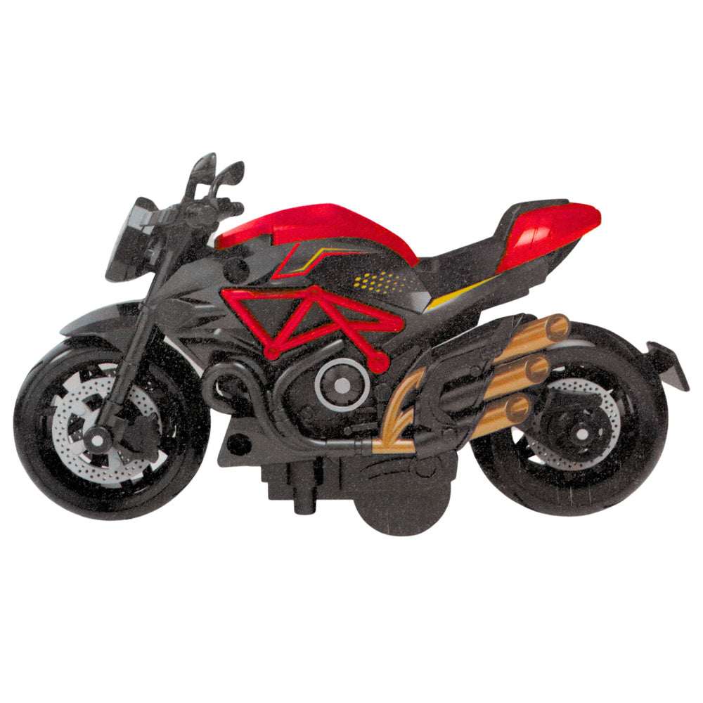 Metalni motor za sastavljanje 1:14 DIY - crno/crveni