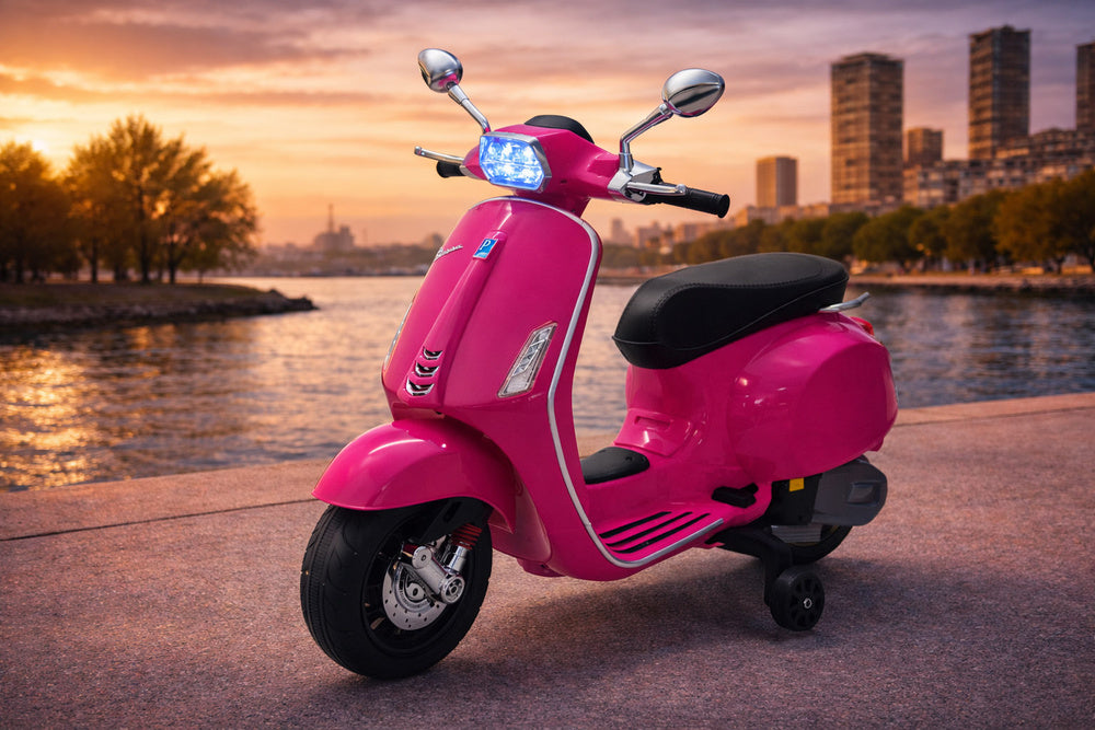 VESPA na akumulator 2×2 roza