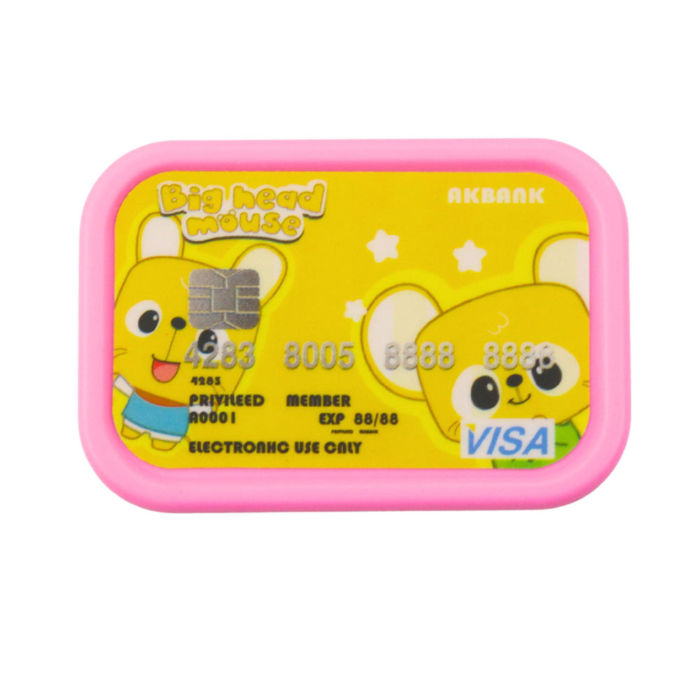 ATM Safe Piggy Bank PIN Code ATM Card Pink
