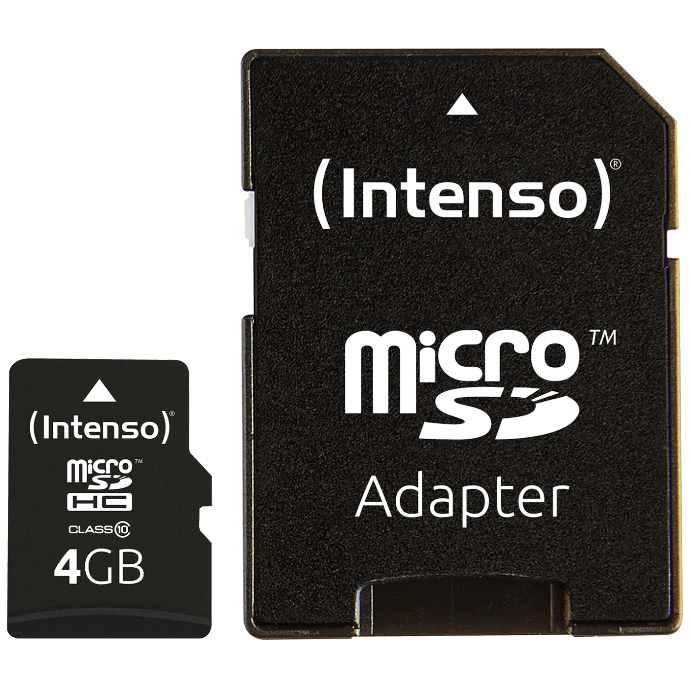 (Intenso) Micro SD karta 4GB Class 10 (SDHC & SDXC) s adaptérem - SDHCmicro+ad-4GB/Class10