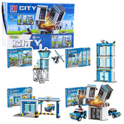 Set kockica za slaganje Police Station - 190-213 elemenata - set se odabire nasumično