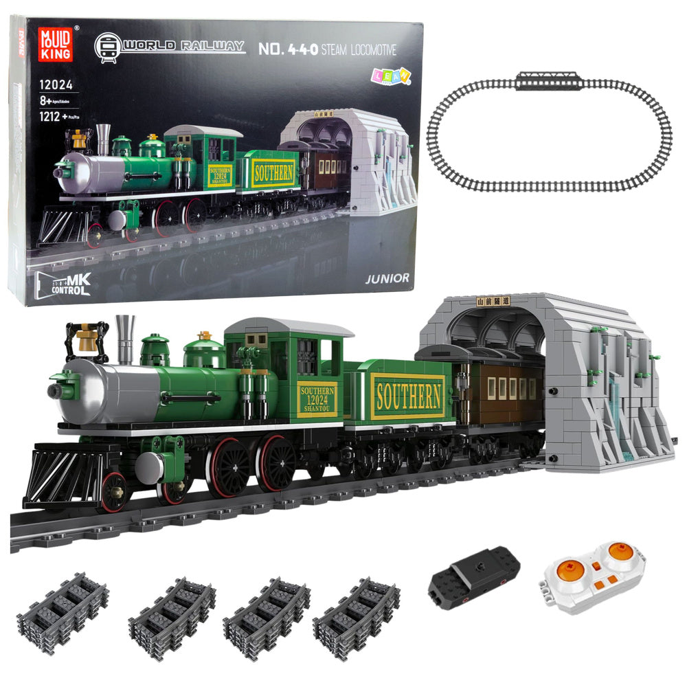 kockice za slaganje parne lokomotive sa daljinskim upravljačem - 1212 elemenata