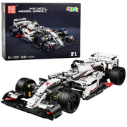 Kockice za slaganje Formule F1 sa 1235 elementa - bijela