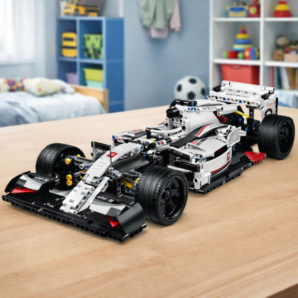 Kockice za slaganje Formule F1 sa 1235 elementa - bijela