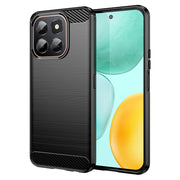 Techsuit Carbon Silicone maska za Honor X6c – crna