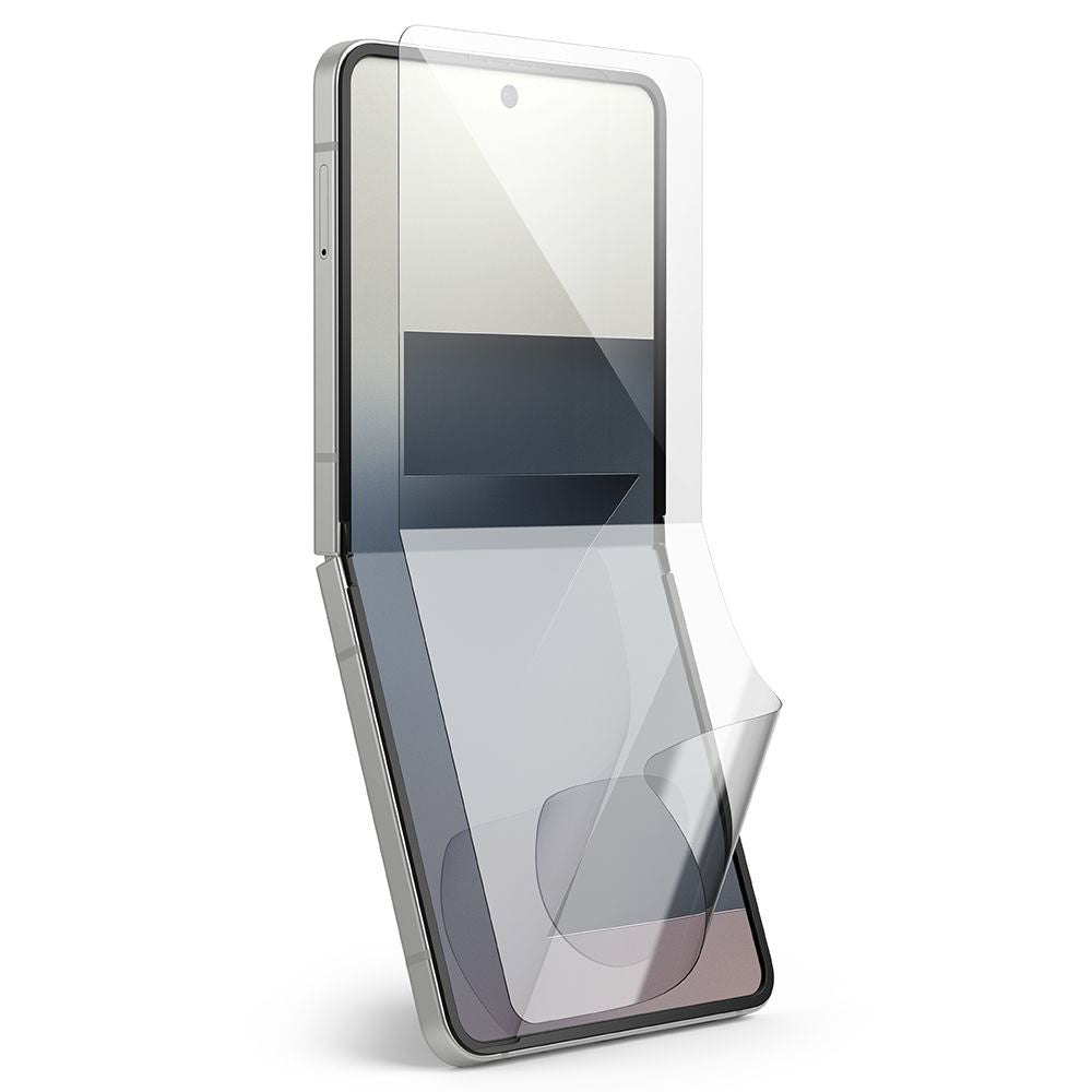 Ringke - Dual Easy Pro fólie (2 ks) pro Samsung Galaxy Z Flip7 - průhledná