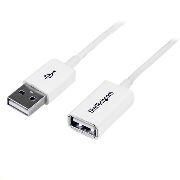 StarTech.com USBEXTPAA1MW USB kabel 1 m USB 2.0 USB A Bijelo