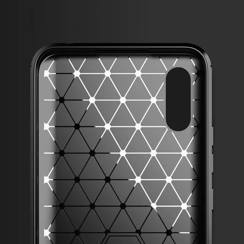 CARBON kryt pro XIAOMI Redmi 9A / 9AT černý