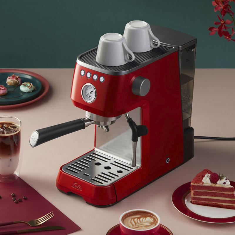 Kávovar na espresso Solis Barista Perfetta Plus Red